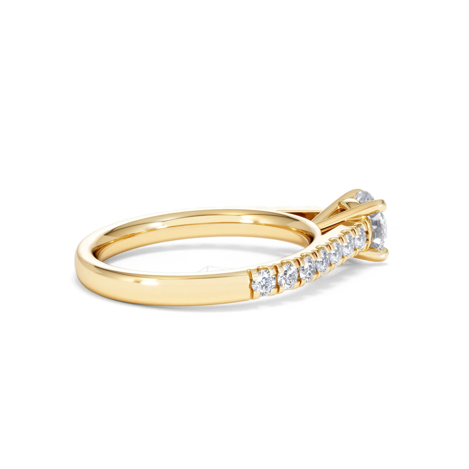 Natalia GIA Diamond Engagement Side Stone Ring 18K Gold 1.15CT G/VS2 - Image 33