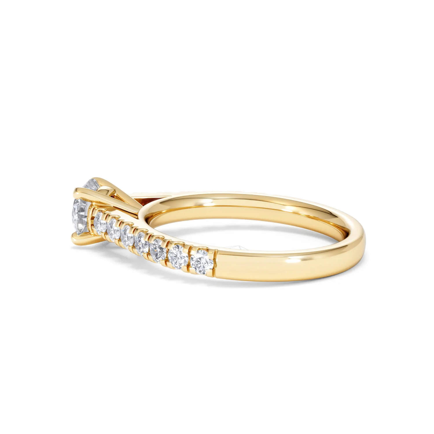 Natalia GIA Diamond Engagement Side Stone Ring 18K Gold 1.15CT G/VS2 - Image 64