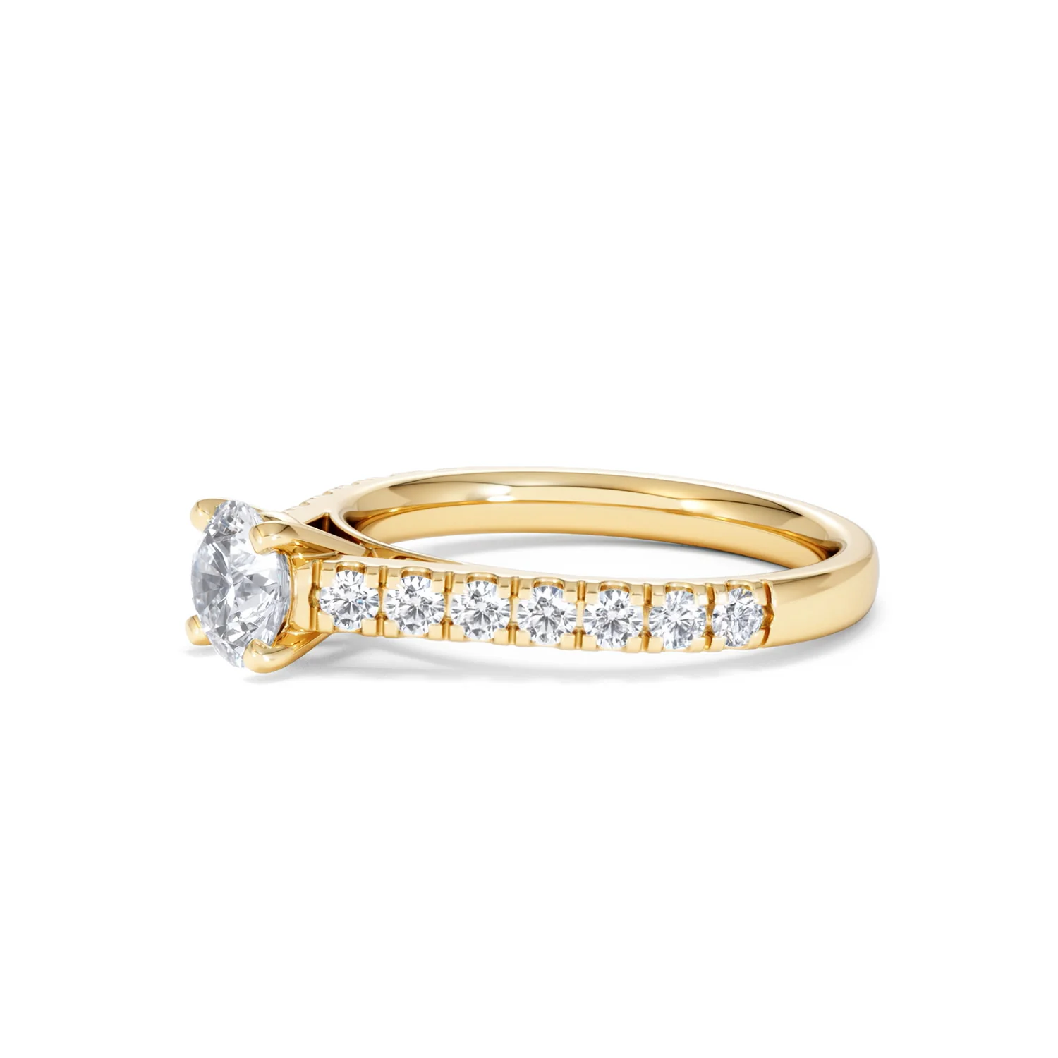 Natalia GIA Diamond Engagement Side Stone Ring 18K Gold 1.15CT G/VS2 - Image 75