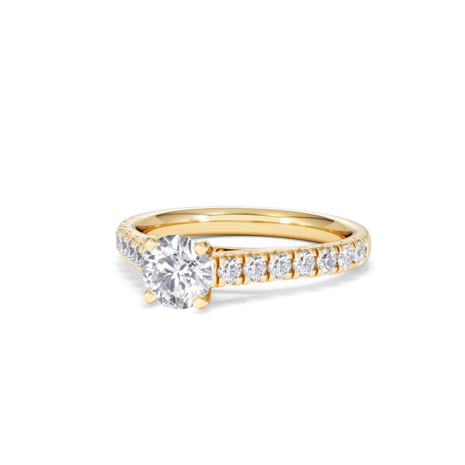 Natalia GIA Diamond Engagement Side Stone Ring 18K Gold 1.15CT G/VS2 - Image 83