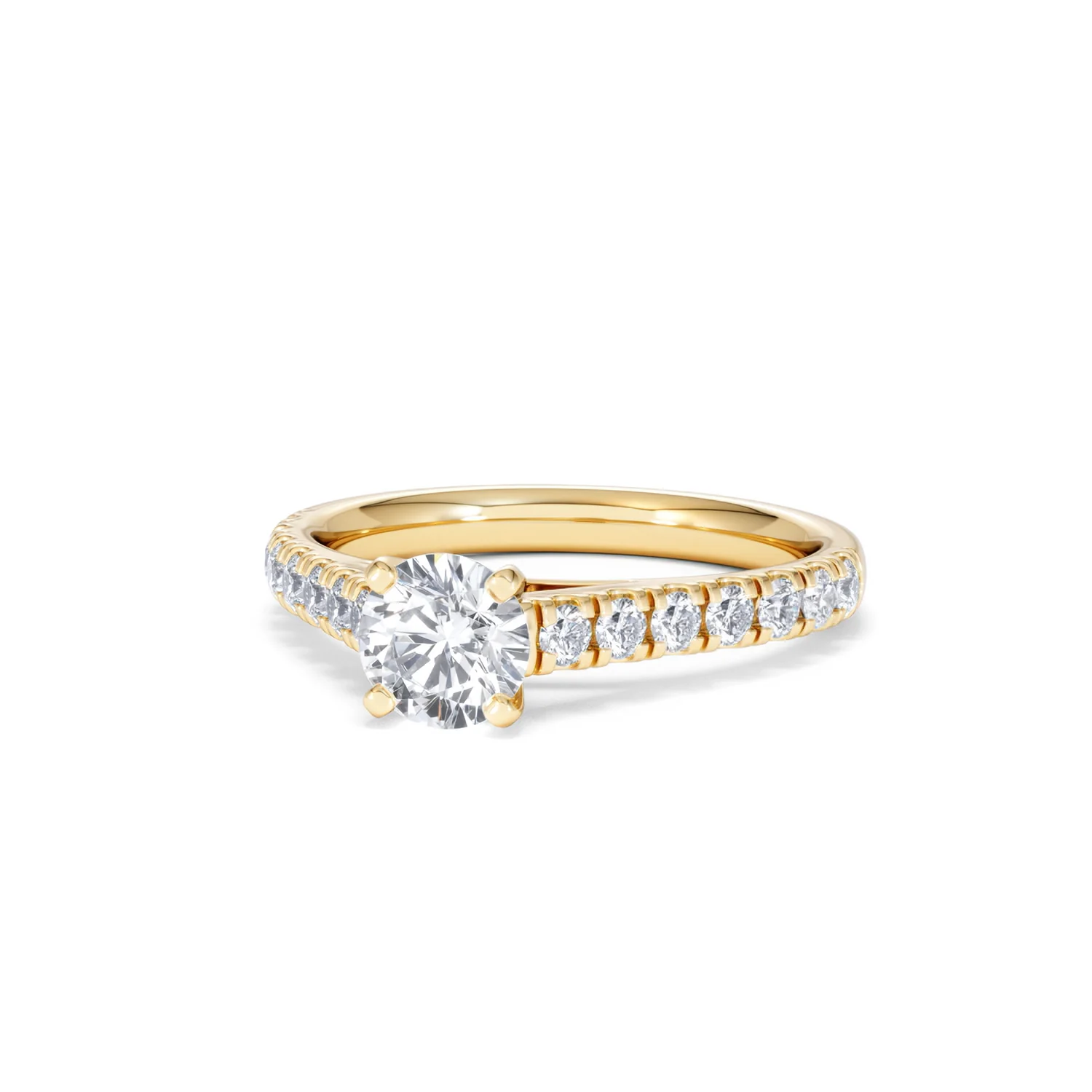 Natalia GIA Diamond Engagement Side Stone Ring 18K Gold 1.15CT G/VS2 - Image 84