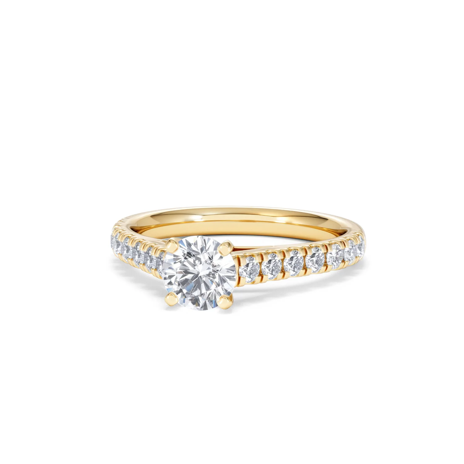 Natalia GIA Diamond Engagement Side Stone Ring 18K Gold 1.15CT G/VS2 - Image 85