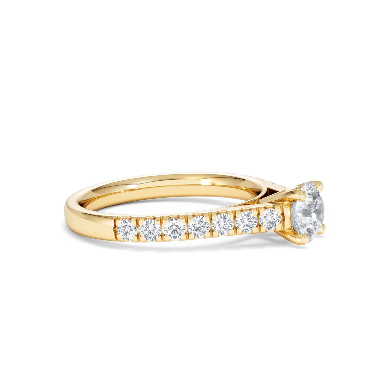 Natalia GIA Diamond Engagement Side Stone Ring 18K Gold 1.15CT G/SI2 - Image 22