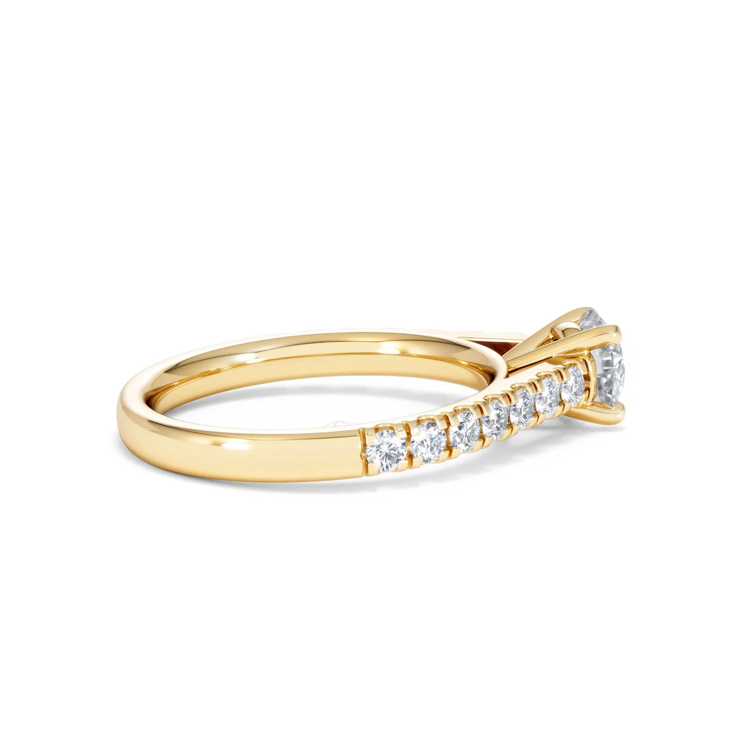 Natalia GIA Diamond Engagement Side Stone Ring 18K Gold 1.15CT G/SI2 - Image 31