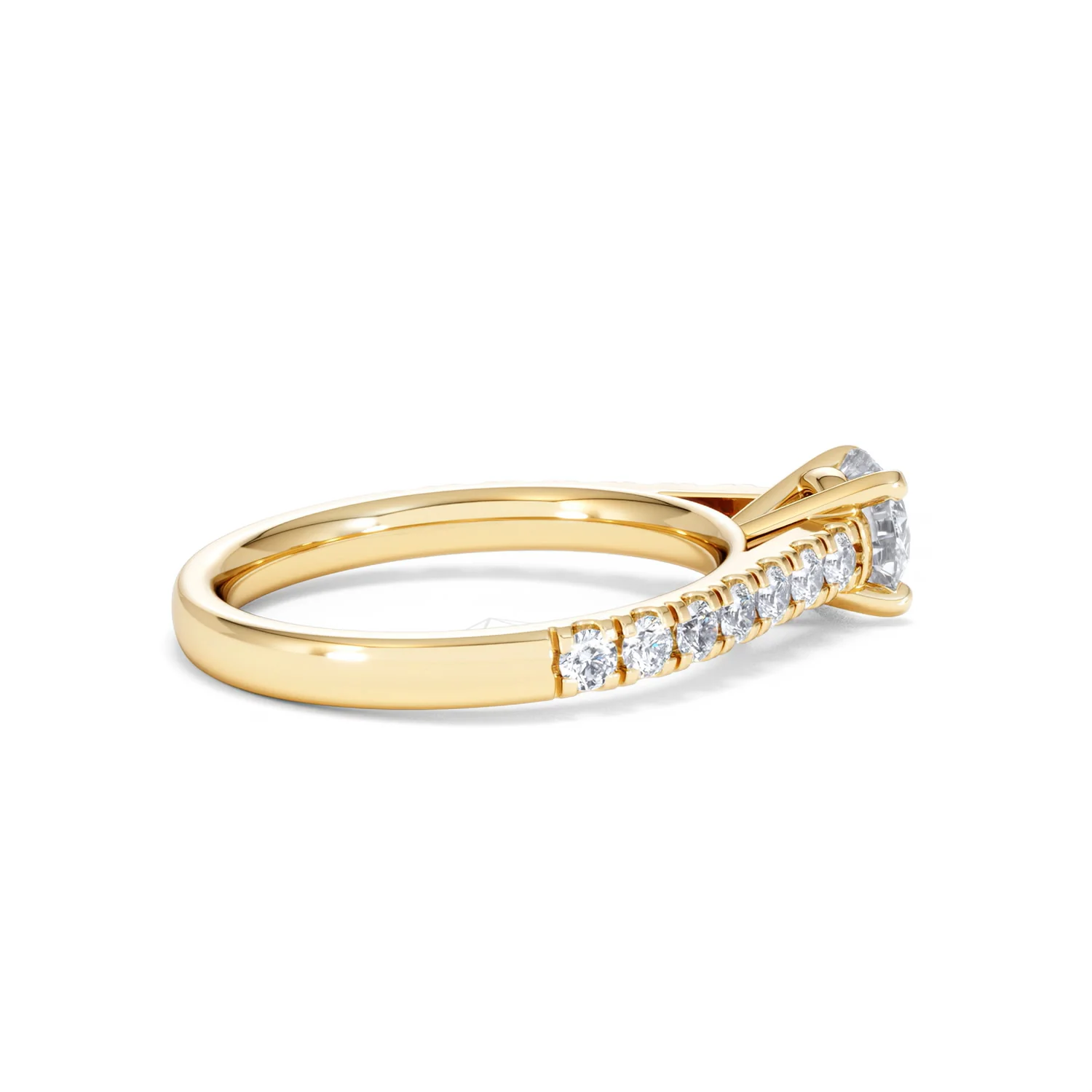 Natalia GIA Diamond Engagement Side Stone Ring 18K Gold 1.15CT G/SI2 - Image 32