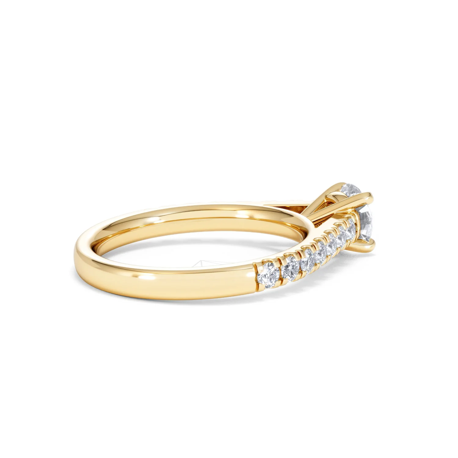 Natalia GIA Diamond Engagement Side Stone Ring 18K Gold 1.15CT G/SI2 - Image 34