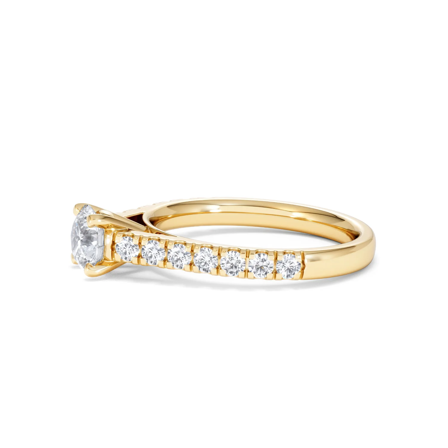 Natalia GIA Diamond Engagement Side Stone Ring 18K Gold 1.15CT G/SI2 - Image 72