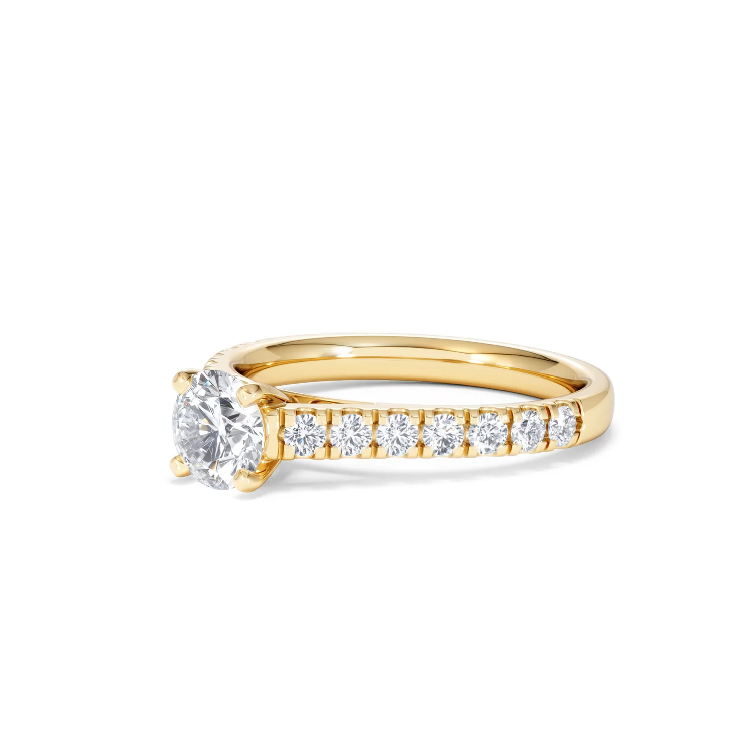 Natalia GIA Diamond Engagement Side Stone Ring 18K Gold 1.15CT G/SI2 - Image 79