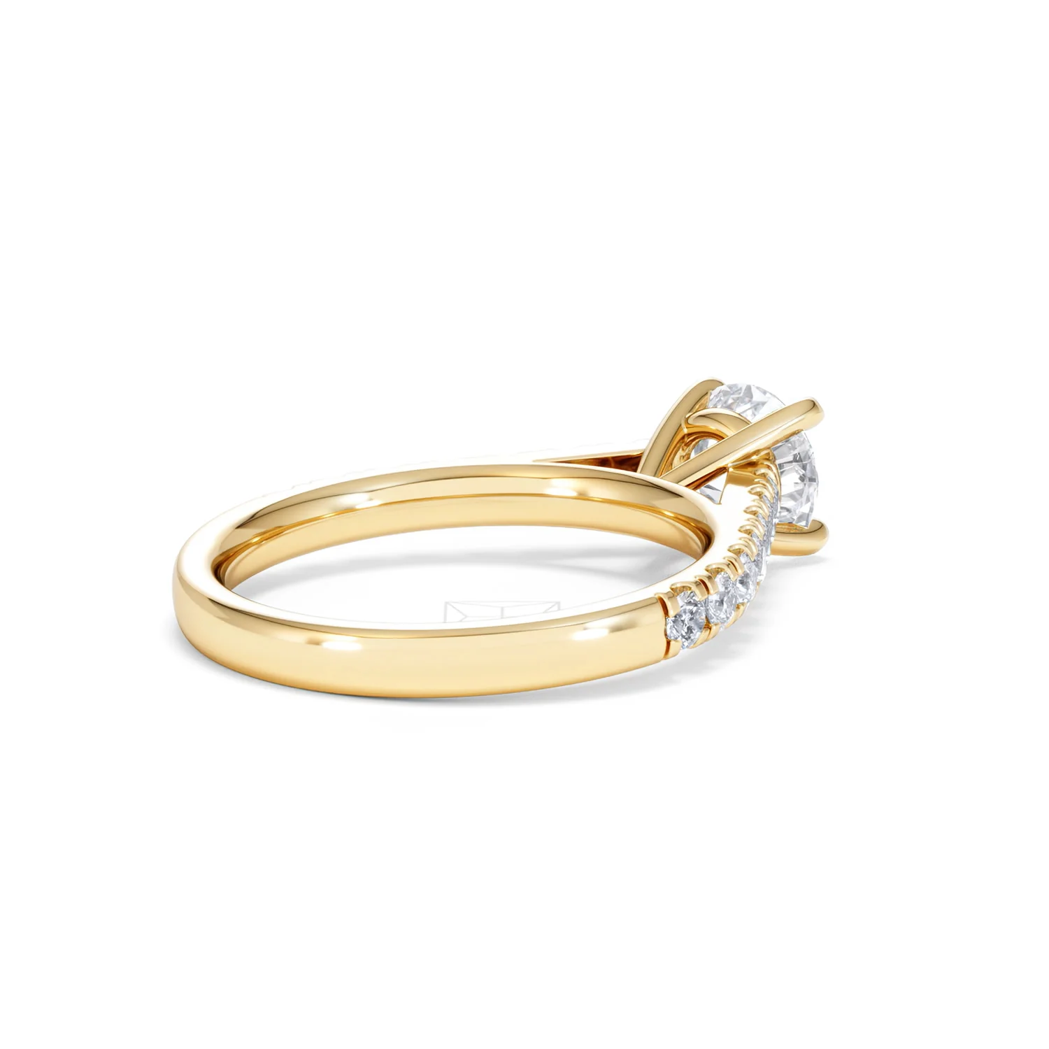 Natalia GIA Diamond Engagement Side Stone Ring 18K Gold 1.40CT G/SI2 - Image 38