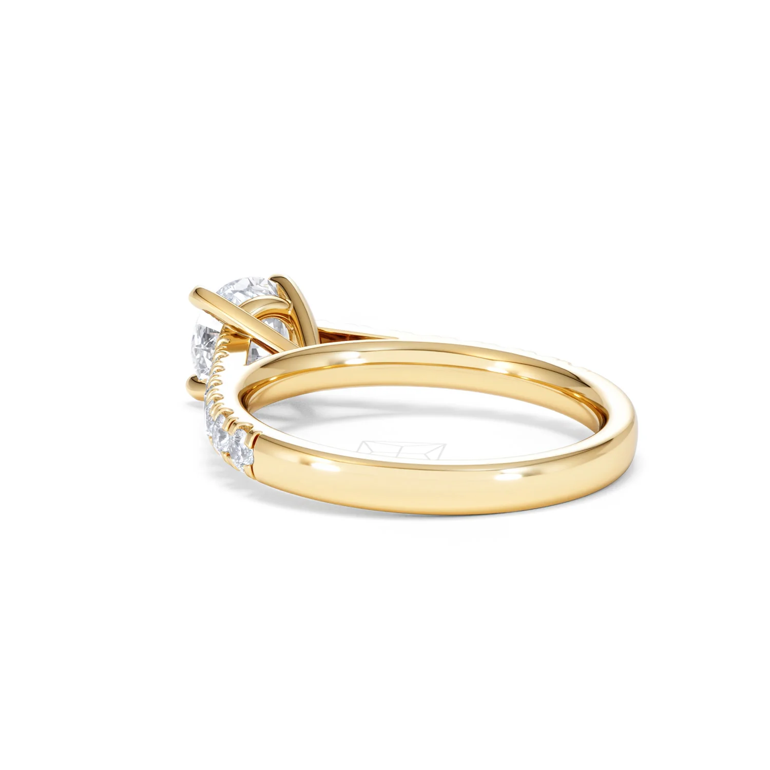 Natalia GIA Diamond Engagement Side Stone Ring 18K Gold 1.40CT G/SI2 - Image 56