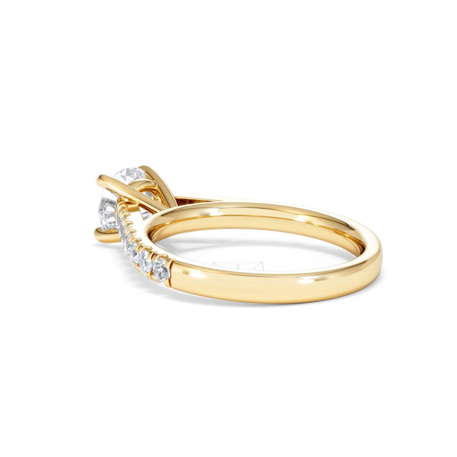 Natalia GIA Diamond Engagement Side Stone Ring 18K Gold 1.40CT G/SI2 - Image 58