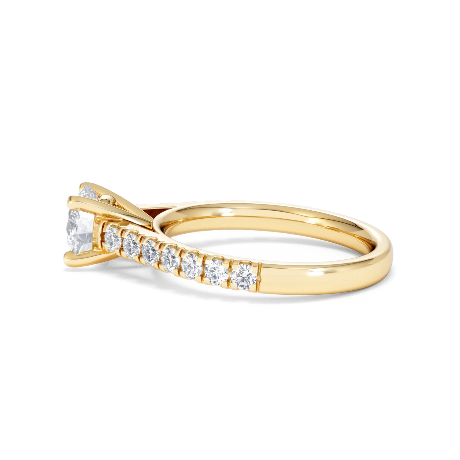 Natalia GIA Diamond Engagement Side Stone Ring 18K Gold 1.40CT G/SI2 - Image 66