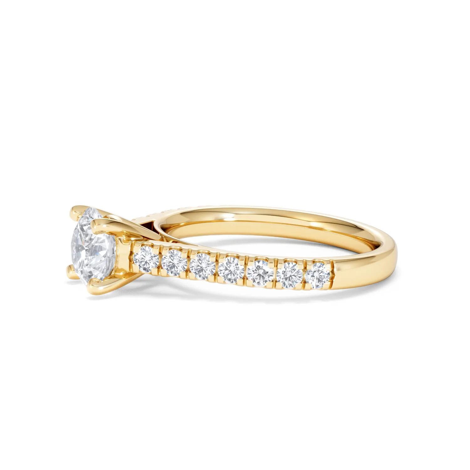 Natalia GIA Diamond Engagement Side Stone Ring 18K Gold 1.40CT G/SI2 - Image 73