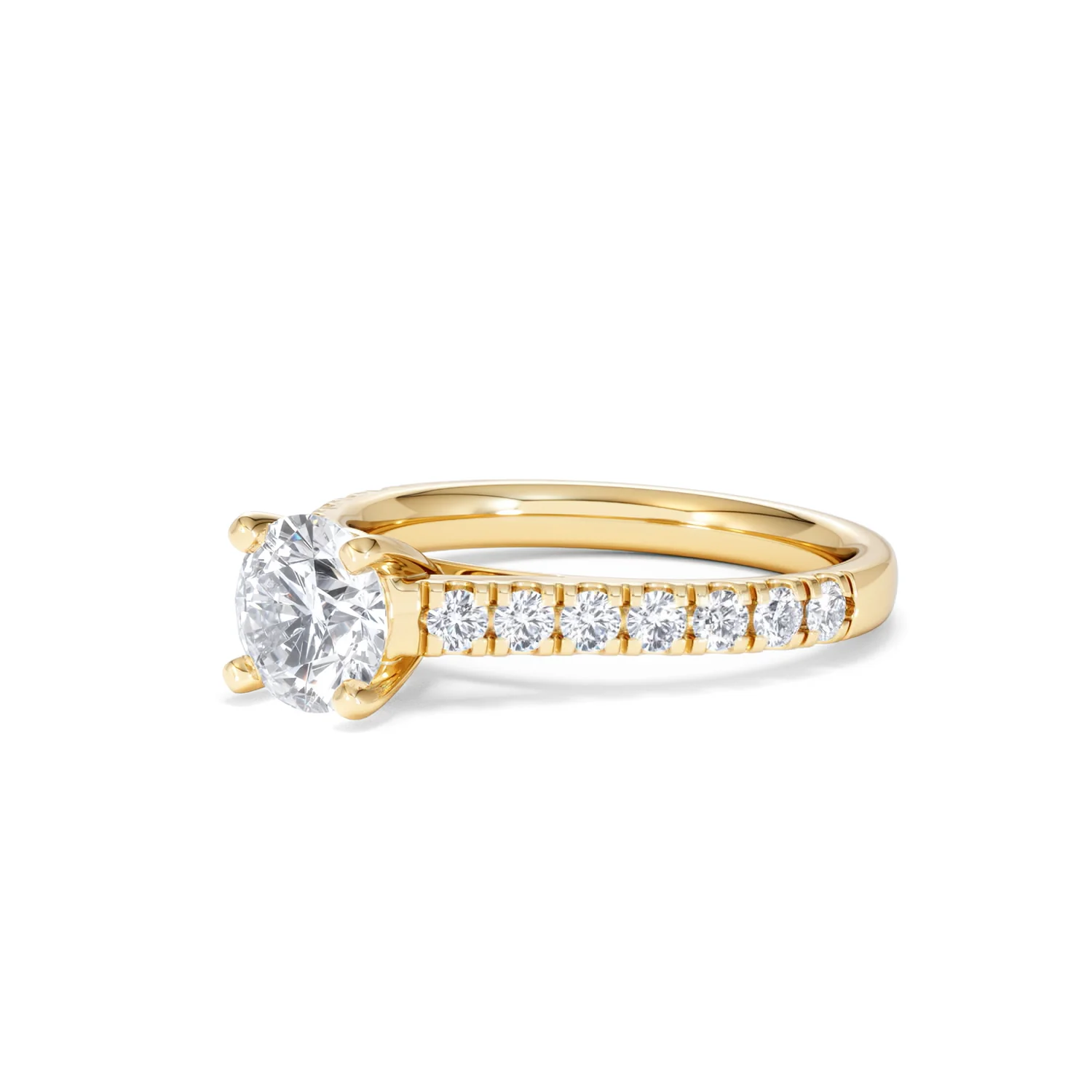 Natalia GIA Diamond Engagement Side Stone Ring 18K Gold 1.40CT G/SI2 - Image 79