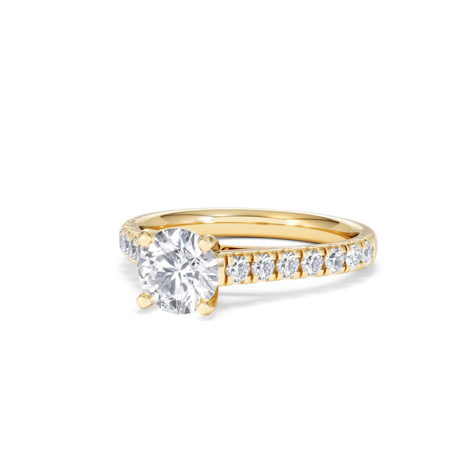 Natalia GIA Diamond Engagement Side Stone Ring 18K Gold 1.40CT G/SI2 - Image 83