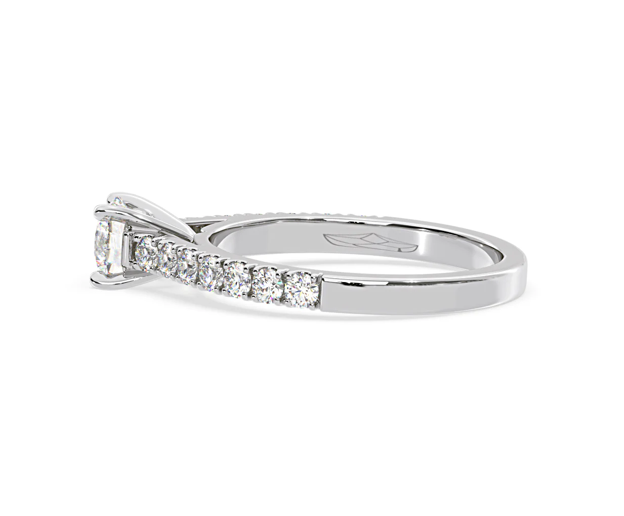 Natalia GIA Diamond Engagement Side Stone Ring 18KW Gold 1.15CT G/SI2 - Image 110