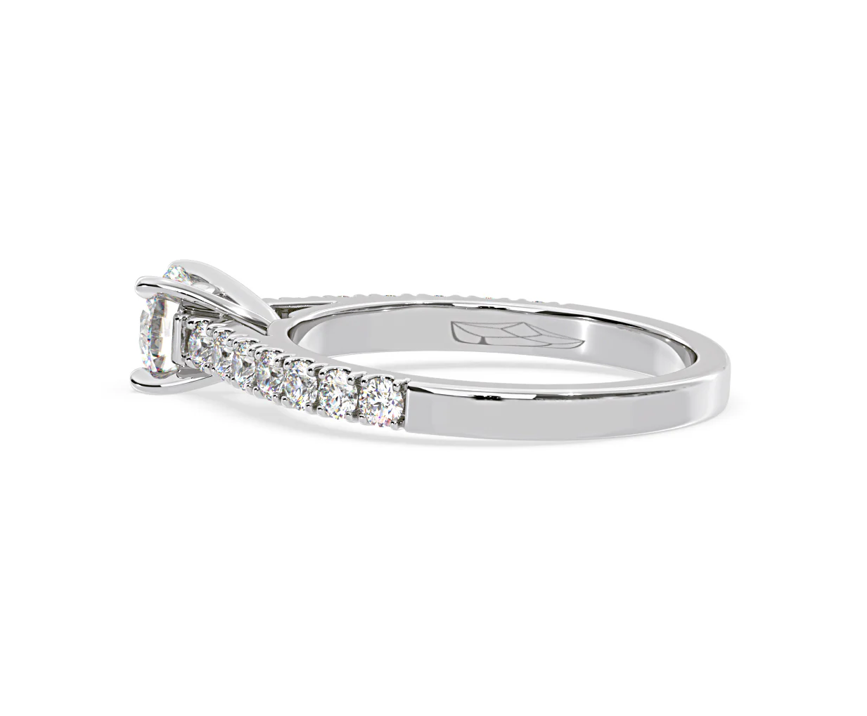 Natalia GIA Diamond Engagement Side Stone Ring 18KW Gold 1.15CT G/SI2 - Image 112
