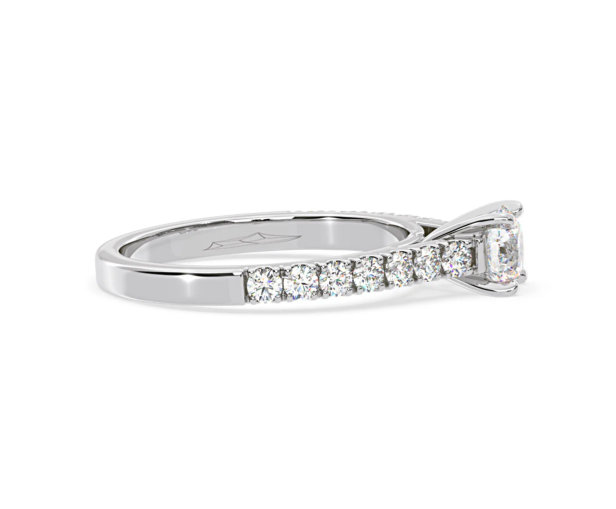 Natalia GIA Diamond Engagement Side Stone Ring 18KW Gold 1.15CT G/SI2 - Image 149