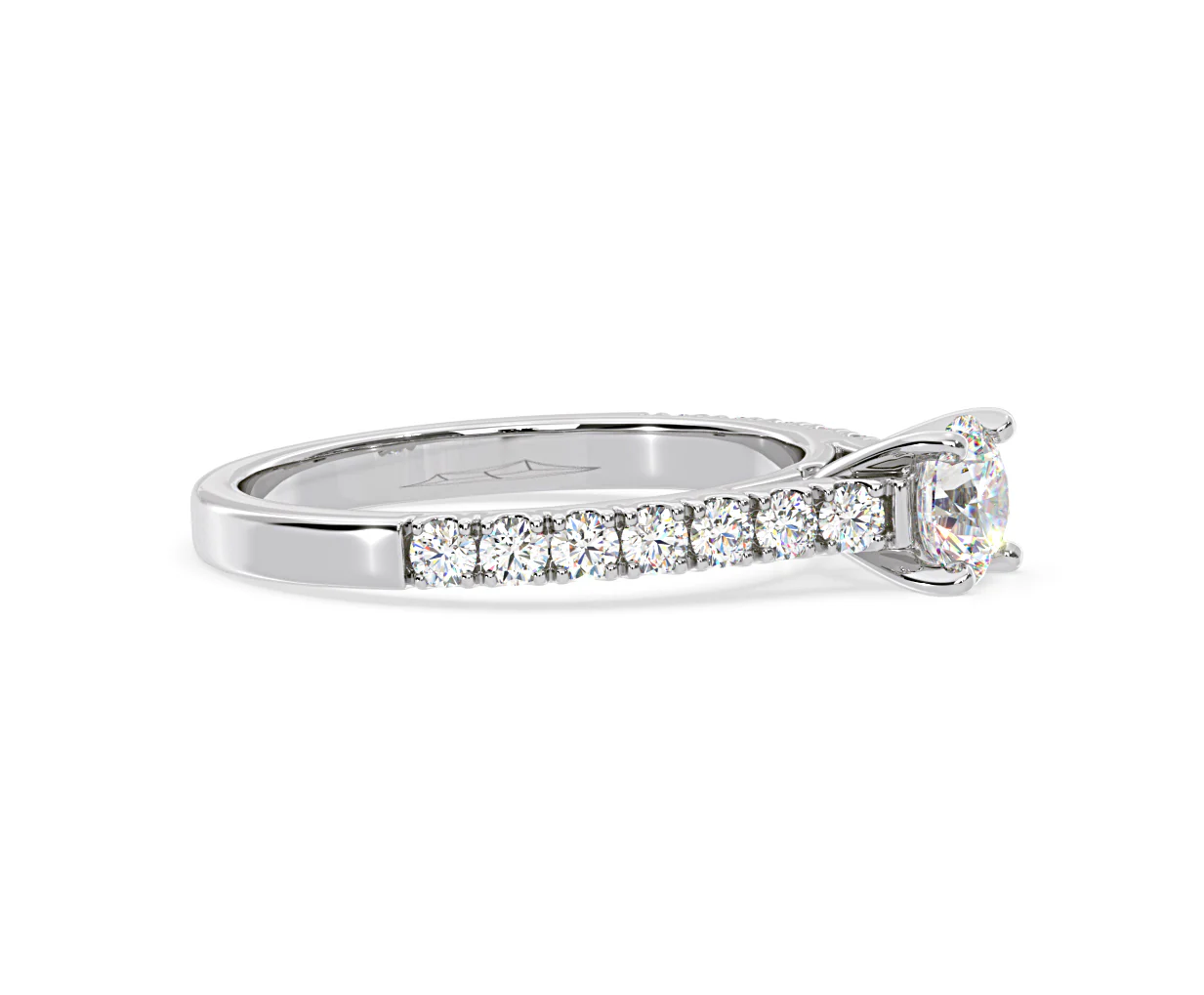 Natalia GIA Diamond Engagement Side Stone Ring 18KW Gold 1.15CT G/SI2 - Image 152