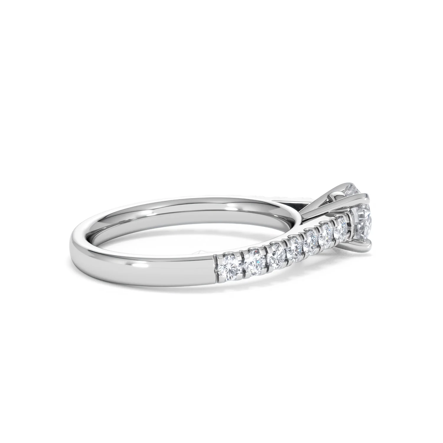 Natalia GIA Diamond Engagement Side Stone Ring 18KW Gold 1.15CT G/SI2 - Image 31