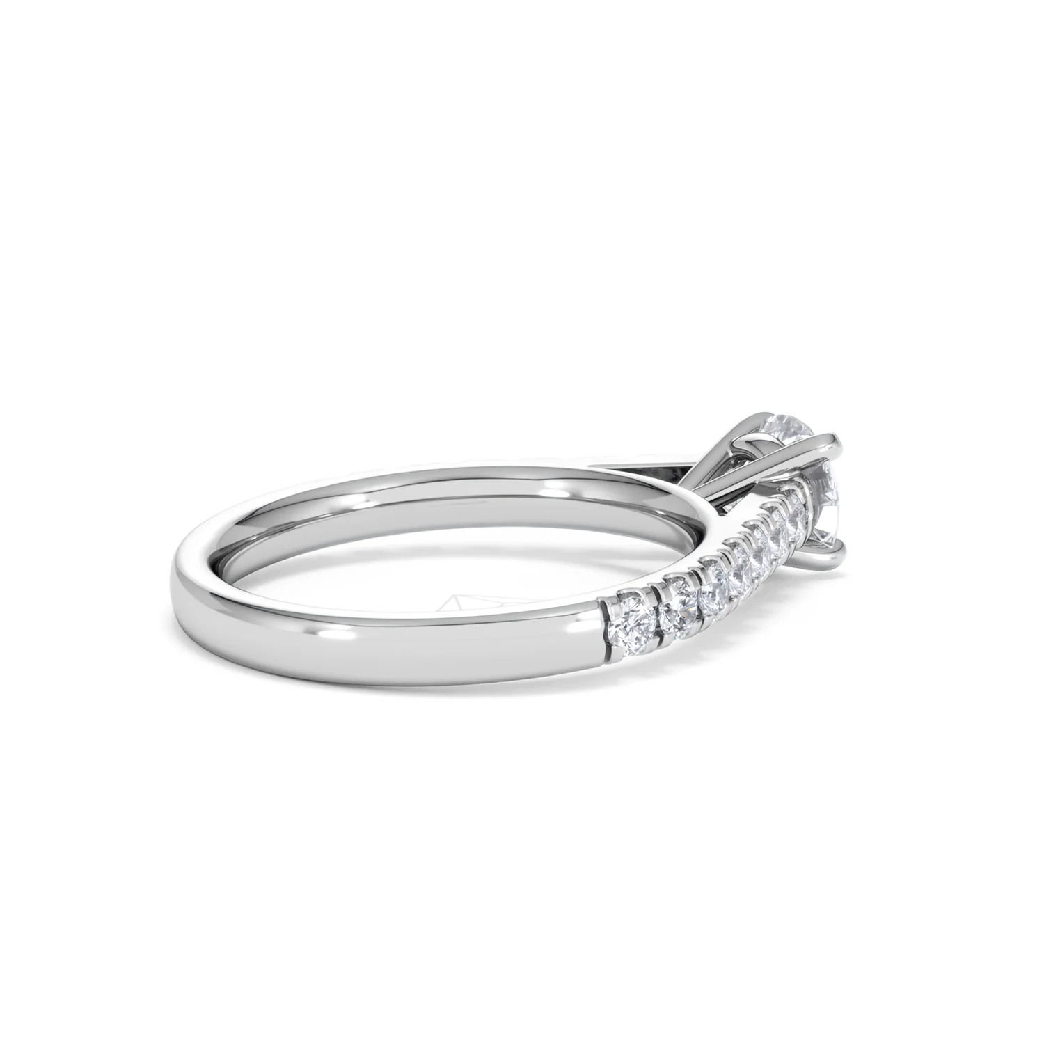 Natalia GIA Diamond Engagement Side Stone Ring 18KW Gold 1.15CT G/SI2 - Image 35
