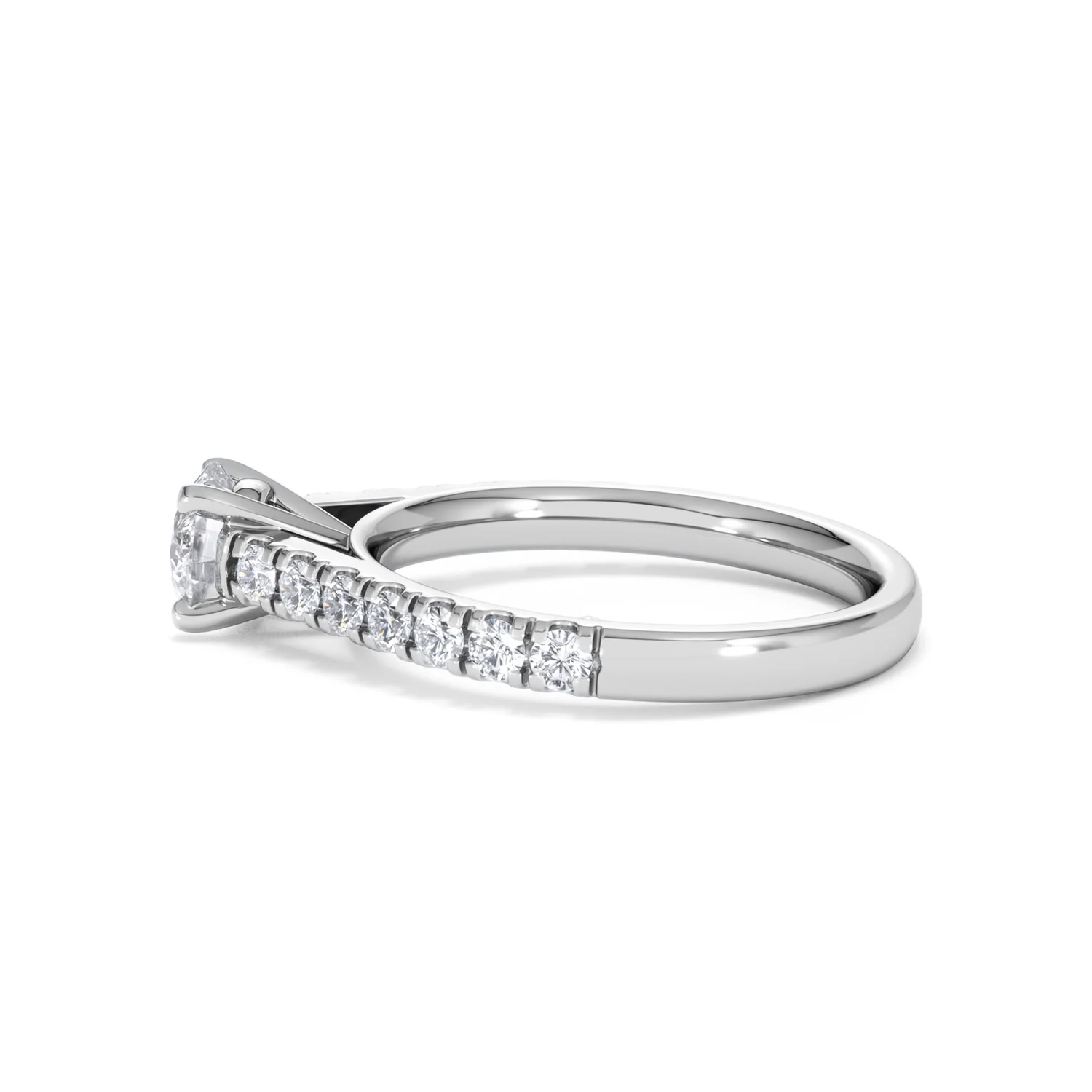 Natalia GIA Diamond Engagement Side Stone Ring 18KW Gold 1.15CT G/SI2 - Image 66