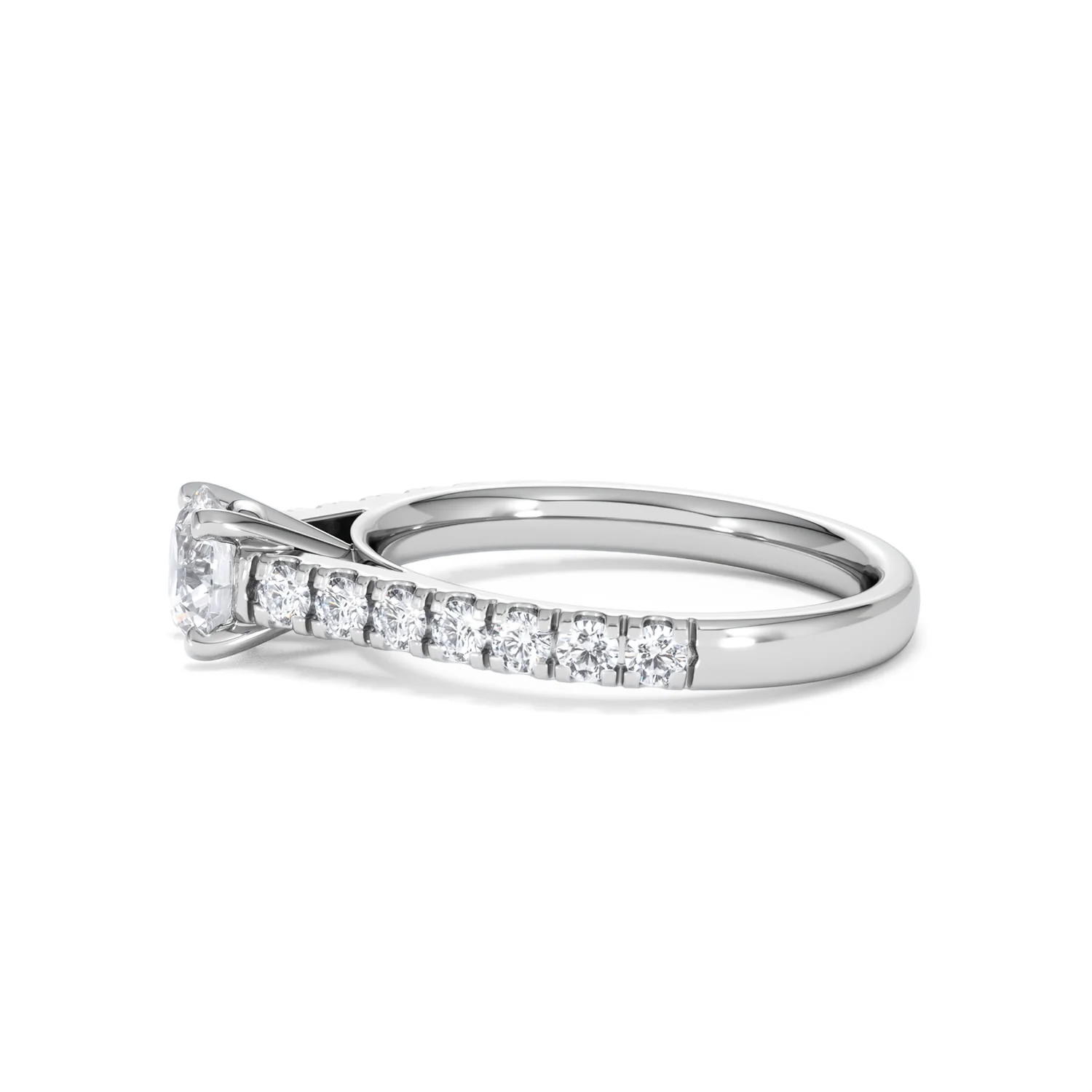 Natalia GIA Diamond Engagement Side Stone Ring 18KW Gold 1.15CT G/SI2 - Image 70