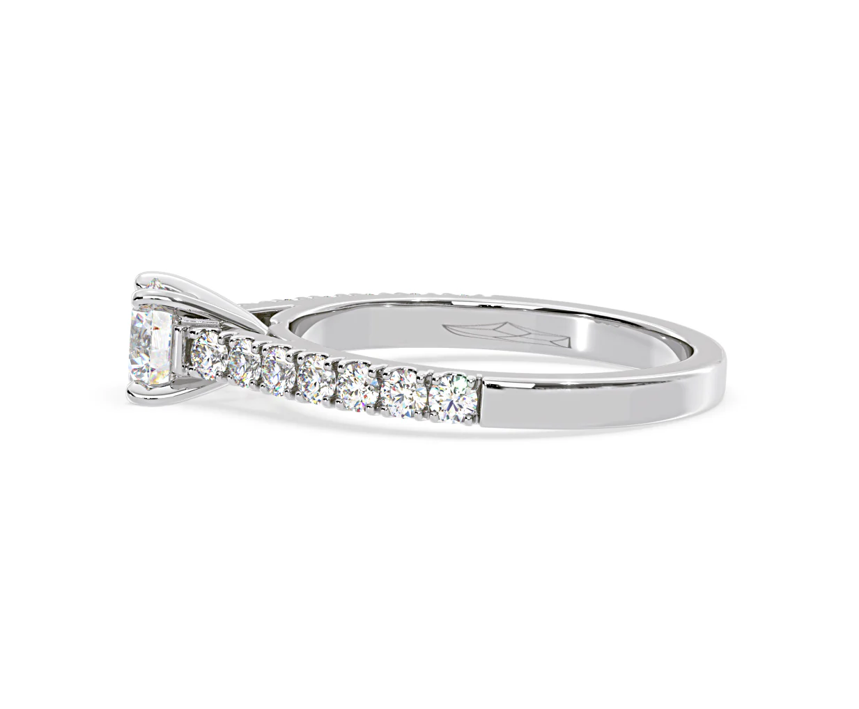 Natalia GIA Diamond Engagement Side Stone Ring Platinum 1.15CT G/SI2 - Image 108
