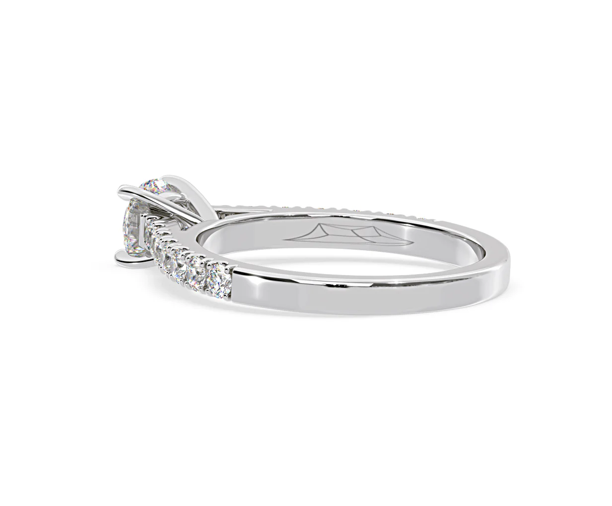 Natalia GIA Diamond Engagement Side Stone Ring Platinum 1.15CT G/SI2 - Image 116
