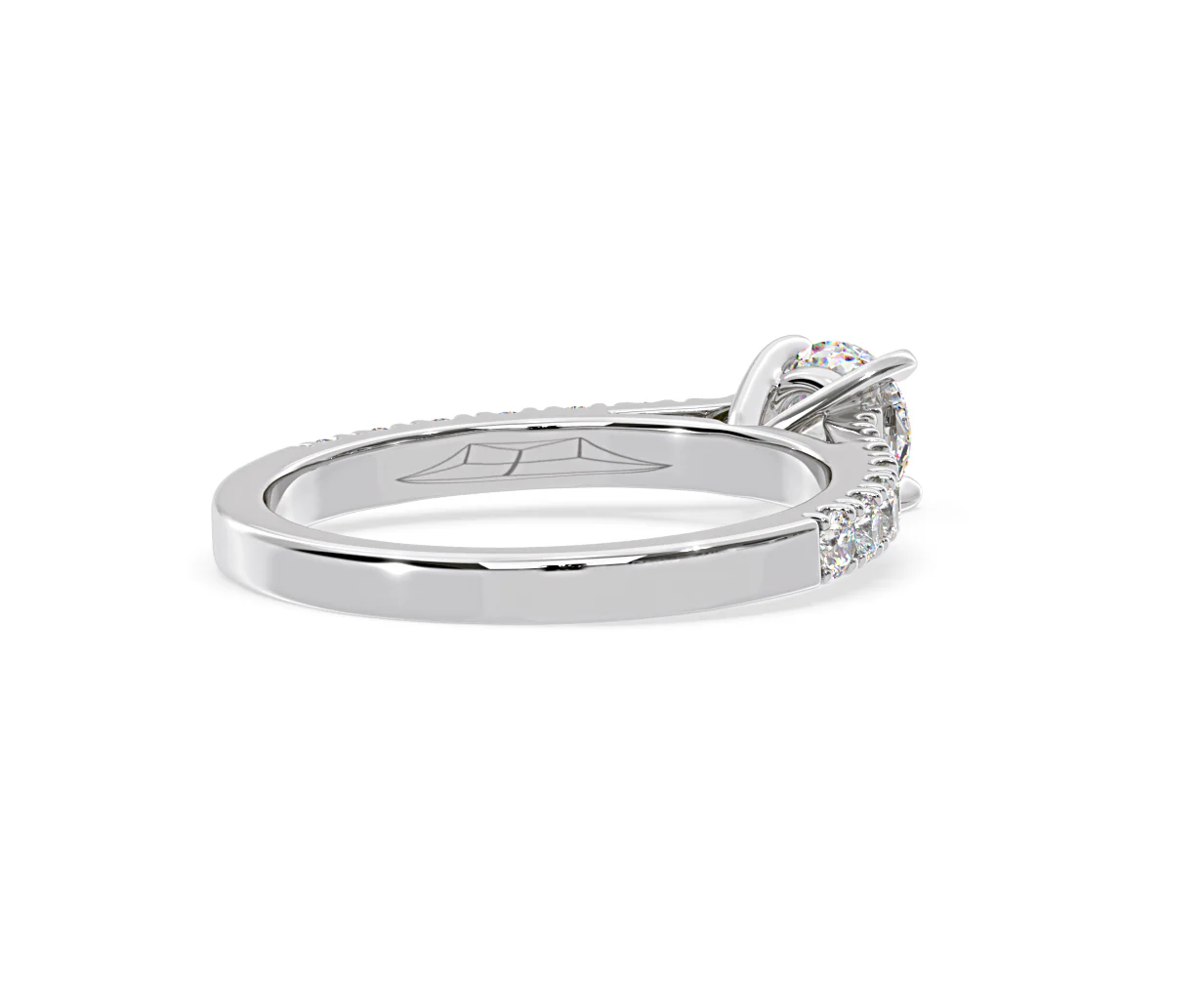Natalia GIA Diamond Engagement Side Stone Ring Platinum 1.15CT G/SI2 - Image 136