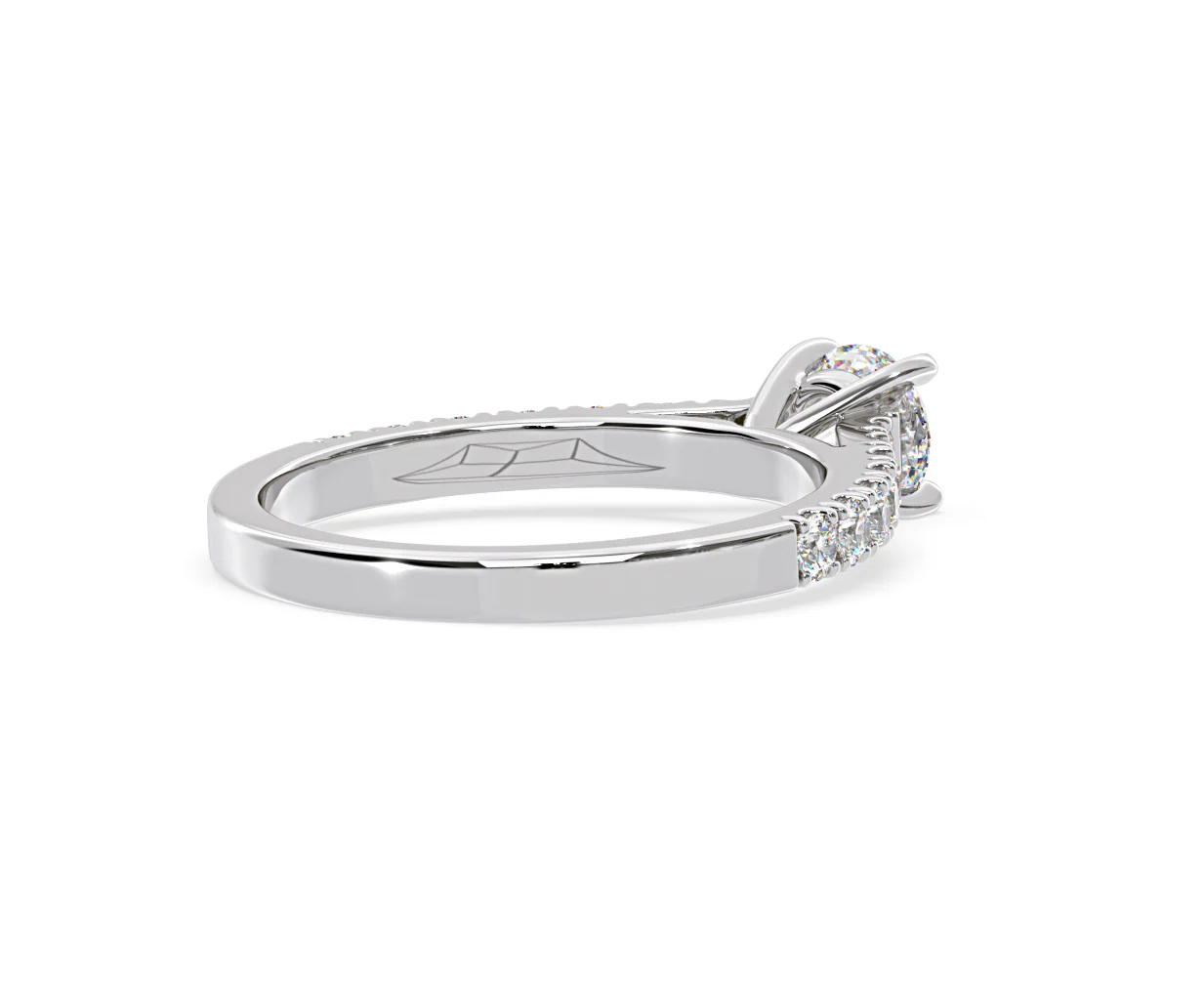 Natalia GIA Diamond Engagement Side Stone Ring Platinum 1.15CT G/SI2 - Image 137