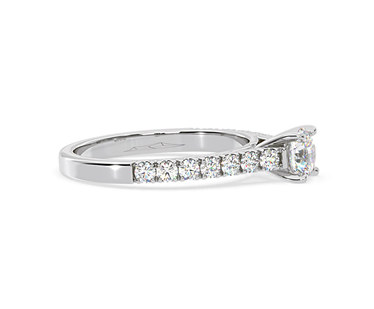 Natalia GIA Diamond Engagement Side Stone Ring Platinum 1.15CT G/SI2 - Image 151