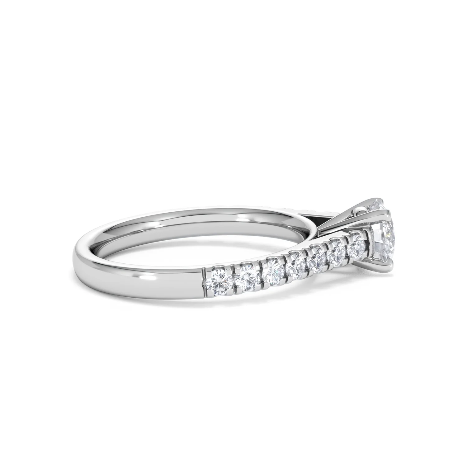 Natalia GIA Diamond Engagement Side Stone Ring Platinum 1.15CT G/SI2 - Image 29