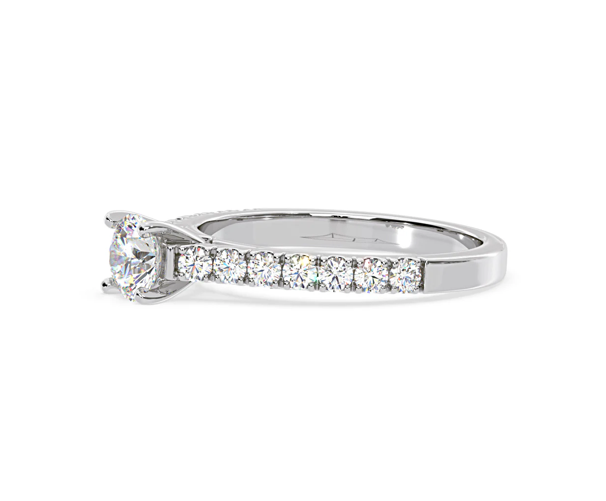 Natalia GIA Diamond Engagement Side Stone Ring Platinum 1.15CT G/VS2 - Image 101