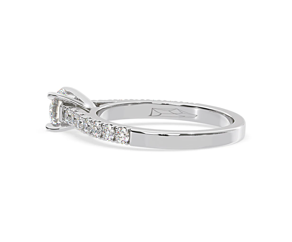 Natalia GIA Diamond Engagement Side Stone Ring Platinum 1.15CT G/VS2 - Image 113