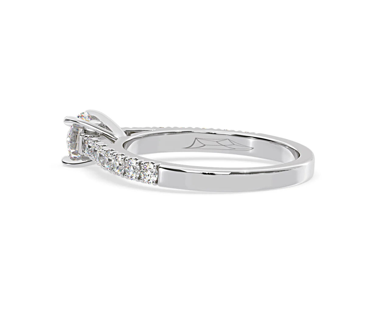 Natalia GIA Diamond Engagement Side Stone Ring Platinum 1.15CT G/VS2 - Image 114