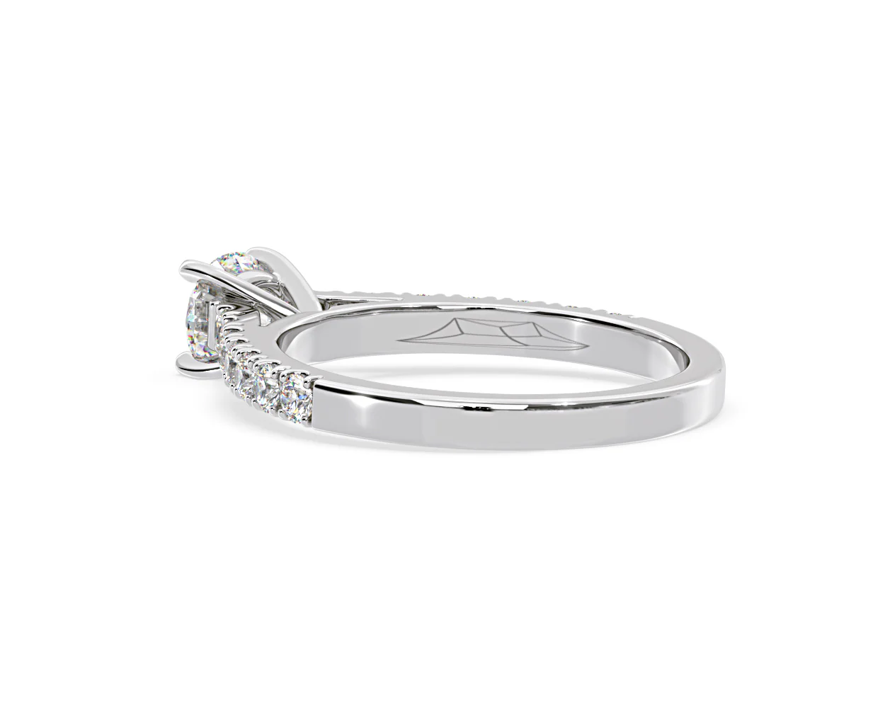 Natalia GIA Diamond Engagement Side Stone Ring Platinum 1.15CT G/VS2 - Image 117