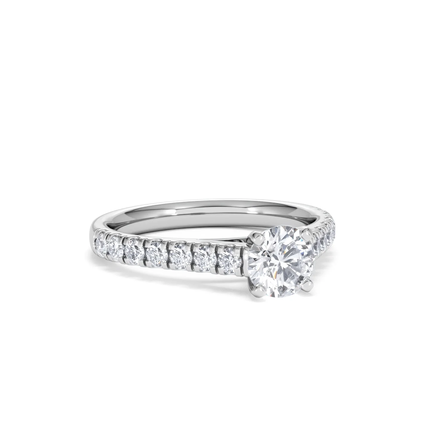 Natalia GIA Diamond Engagement Side Stone Ring Platinum 1.15CT G/VS2 - Image 13