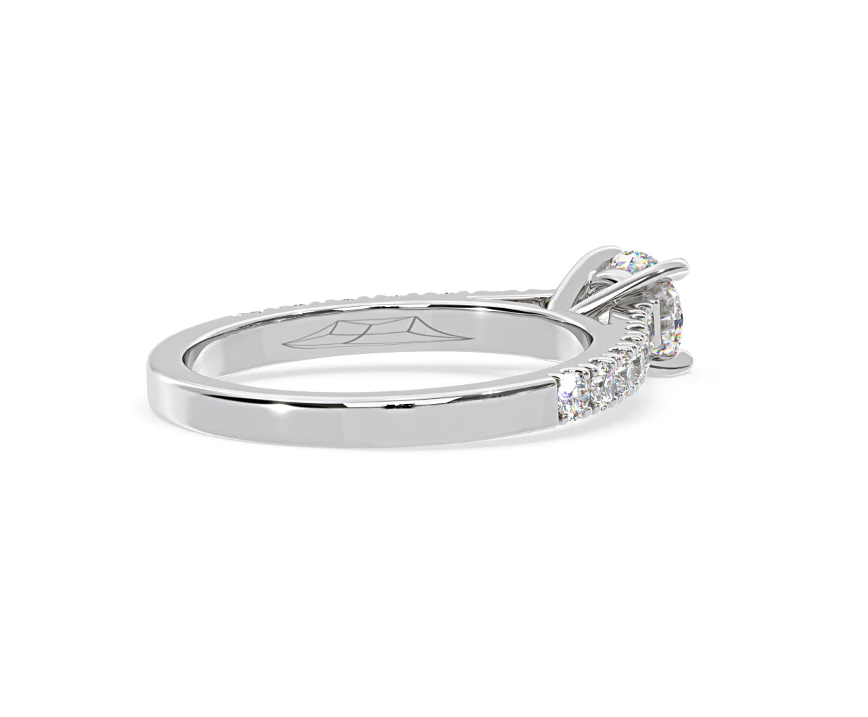 Natalia GIA Diamond Engagement Side Stone Ring Platinum 1.15CT G/VS2 - Image 138