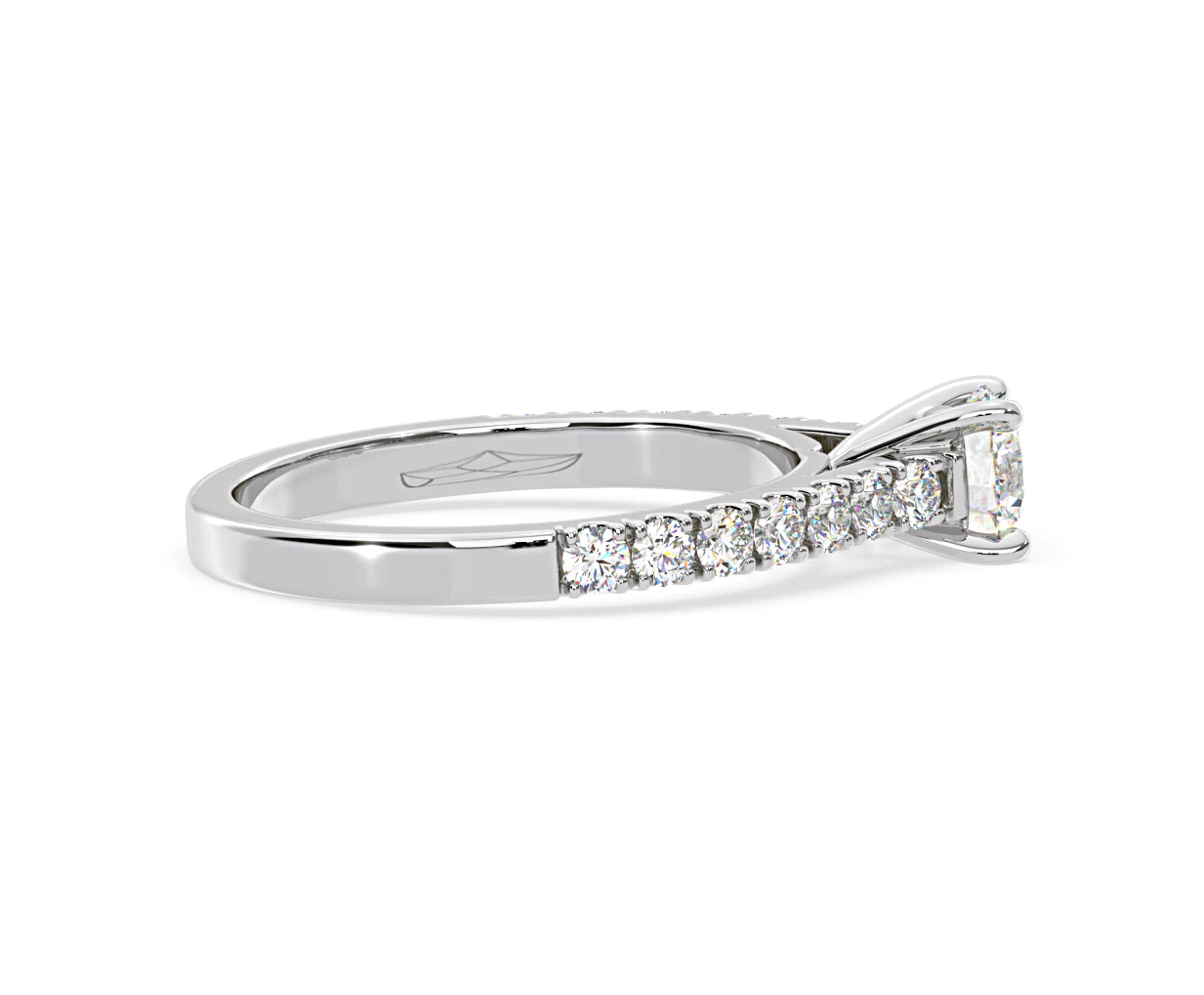 Natalia GIA Diamond Engagement Side Stone Ring Platinum 1.15CT G/VS2 - Image 146