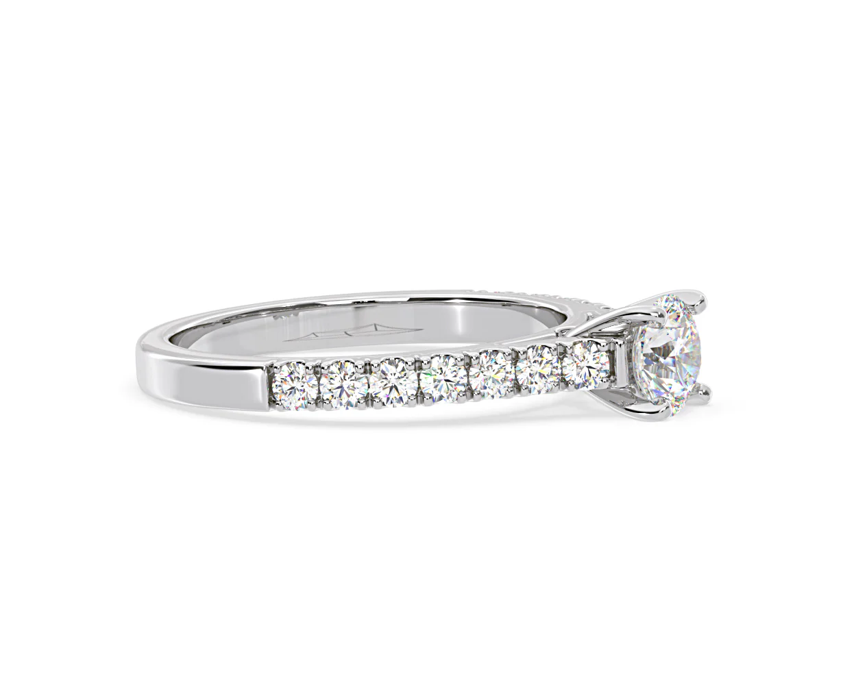 Natalia GIA Diamond Engagement Side Stone Ring Platinum 1.15CT G/VS2 - Image 153