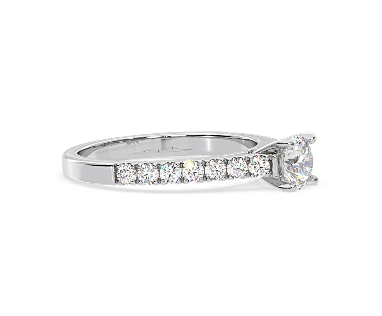 Natalia GIA Diamond Engagement Side Stone Ring Platinum 1.15CT G/VS2 - Image 154