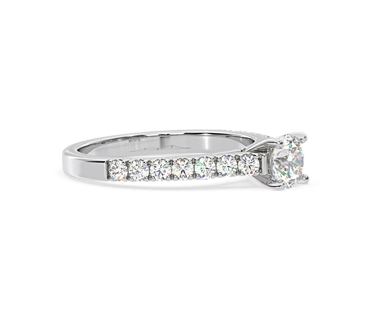 Natalia GIA Diamond Engagement Side Stone Ring Platinum 1.15CT G/VS2 - Image 155