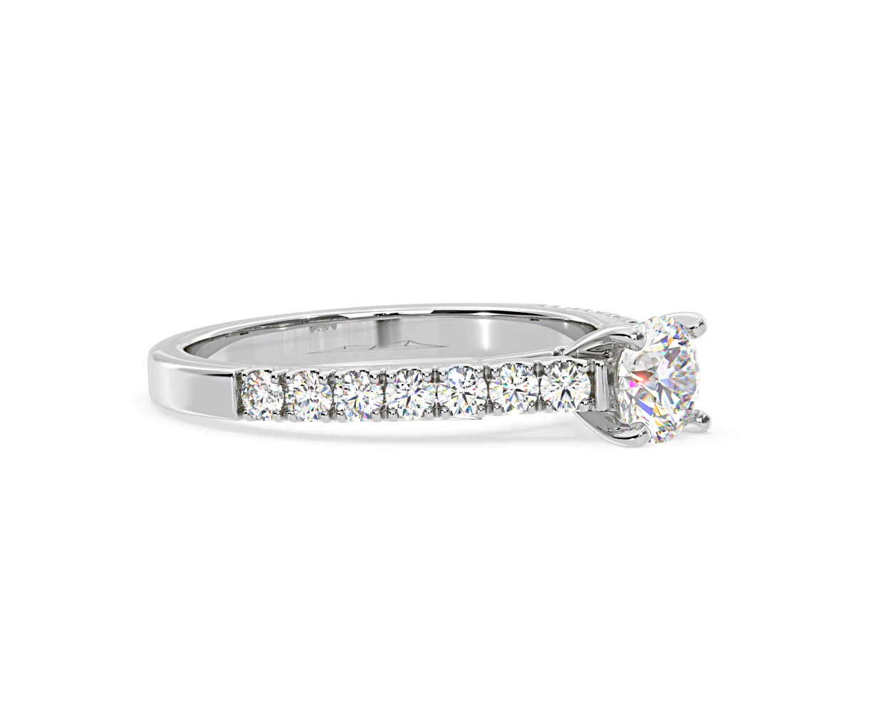 Natalia GIA Diamond Engagement Side Stone Ring Platinum 1.15CT G/VS2 - Image 156