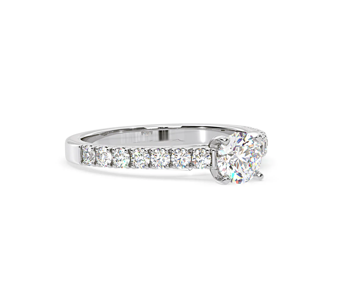 Natalia GIA Diamond Engagement Side Stone Ring Platinum 1.15CT G/VS2 - Image 160