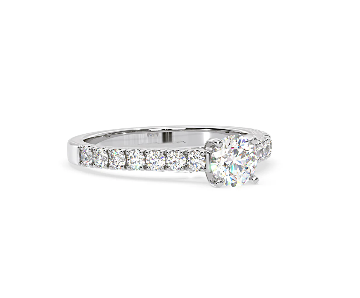Natalia GIA Diamond Engagement Side Stone Ring Platinum 1.15CT G/VS2 - Image 161