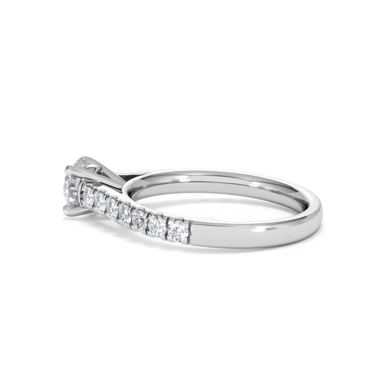 Natalia GIA Diamond Engagement Side Stone Ring Platinum 1.15CT G/VS2 - Image 64
