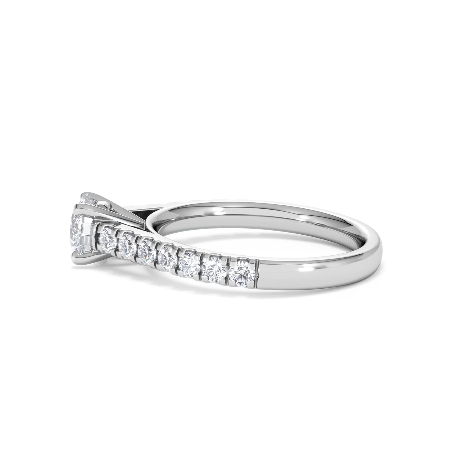 Natalia GIA Diamond Engagement Side Stone Ring Platinum 1.15CT G/VS2 - Image 67
