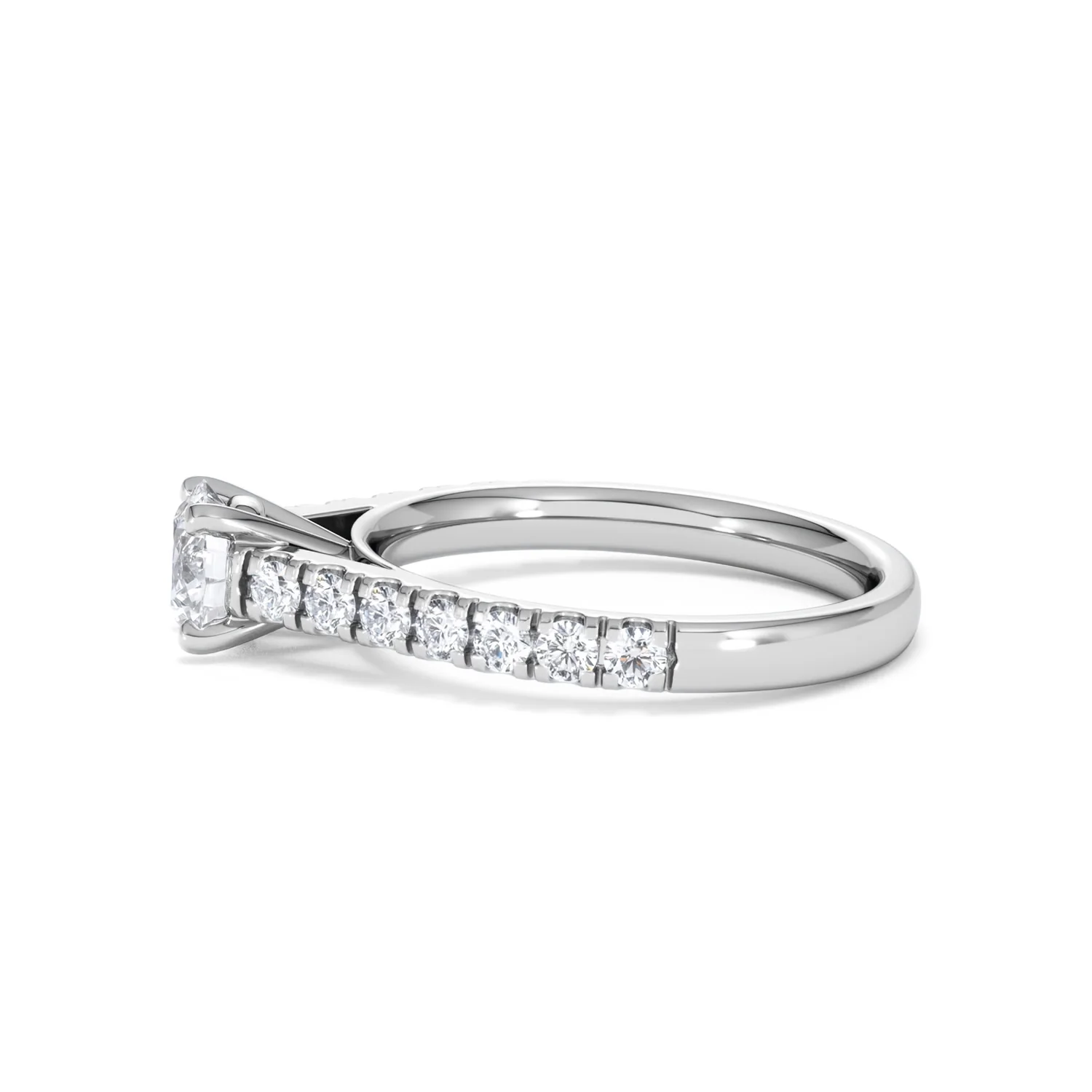 Natalia GIA Diamond Engagement Side Stone Ring Platinum 1.15CT G/VS2 - Image 69