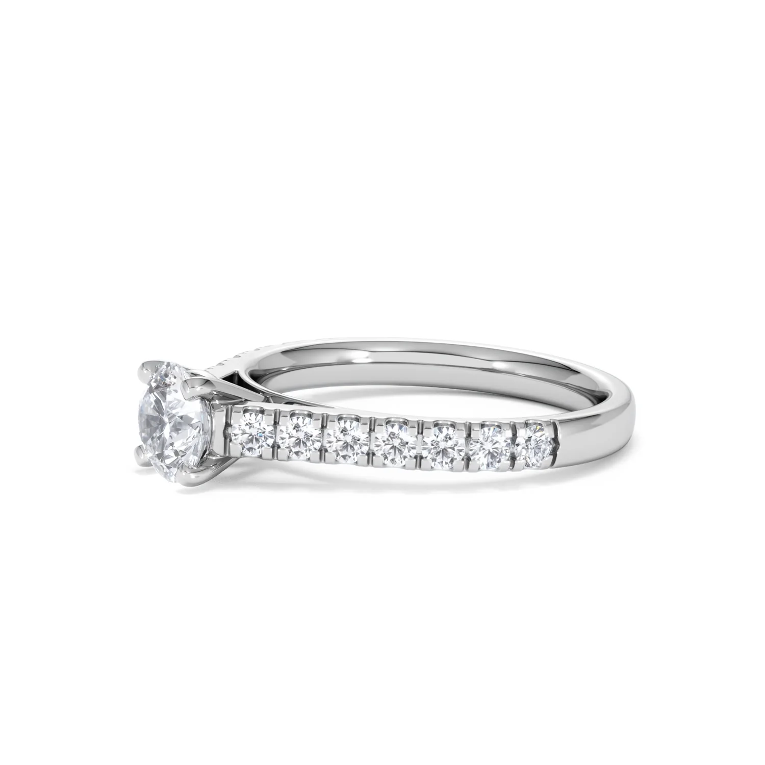 Natalia GIA Diamond Engagement Side Stone Ring Platinum 1.15CT G/VS2 - Image 75